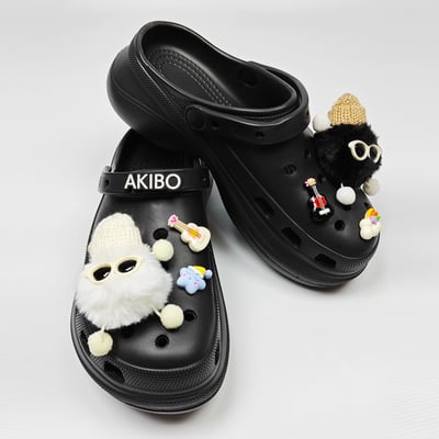 AKIBO音樂狂歡款洞洞鞋扣 (七件組)4