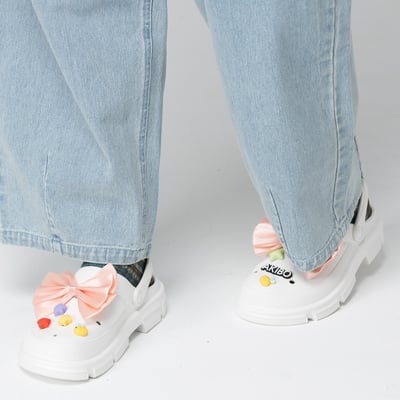 AKIBO多彩星星款洞洞鞋扣 (九件組)3