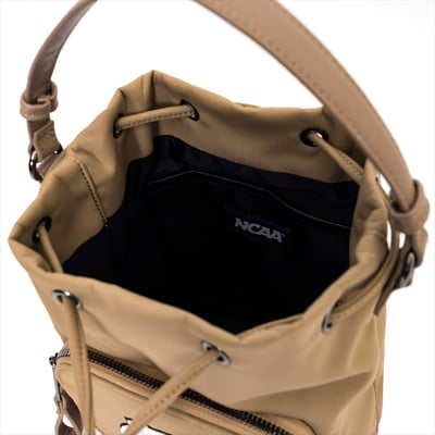 NCAA北卡羅來納大學UNC經典Logo水桶包-卡其9