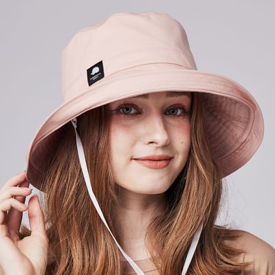 SCANDINAVIAN FOREST北歐小刺蝟抗UV防潑水遮陽帽-淡粉