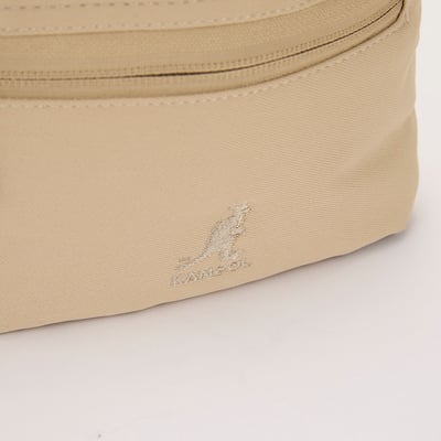 KANGOL袋鼠手提小兩用包-卡其12