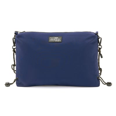 KANGOL水洗尼龍雲朵包-深藍1