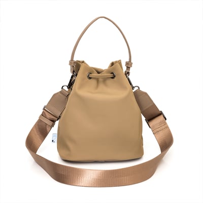 NCAA北卡羅來納大學UNC經典Logo水桶包-卡其6