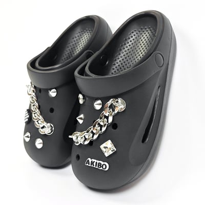 AKIBO搖滾甜心款洞洞鞋扣 (十件組)3