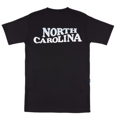 NCAA北卡羅來納大學UNC落肩漸層小發泡洋裝-黑7