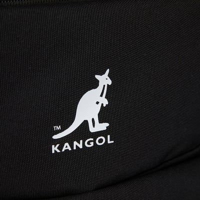 KANGOL袋鼠後背包-經典黑5