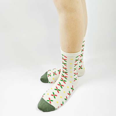 AKIBO格趣派對中筒襪(三件組)-中性款