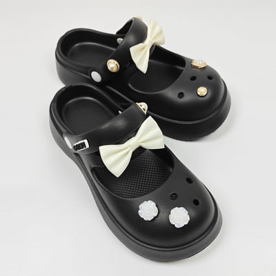 AKIBO典雅珍珠款洞洞鞋扣 (九件組)