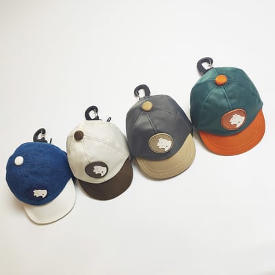 CHOOP防潑水撞色小帽包(第二彈)-鐵灰14