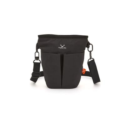 Angelia&Pets輕防撥水側肩包-黑1