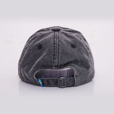 SCANDINAVIAN FOREST北歐小刺蝟水洗刺繡復古經典老帽-水洗黑