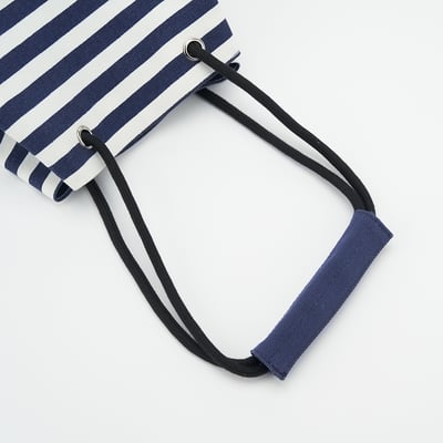 KANGOL袋鼠條紋水桶包-藍11