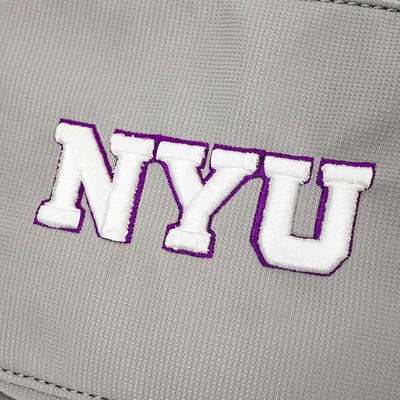 NCAA紐約大學NYU經典Logo水桶包-灰7