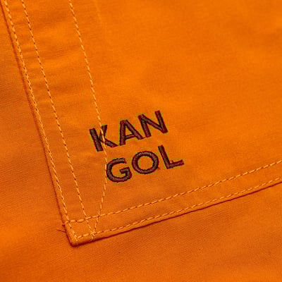 KANGOL袋鼠中性雙面燈芯絨防潑水外套-卡其(男女共款)16