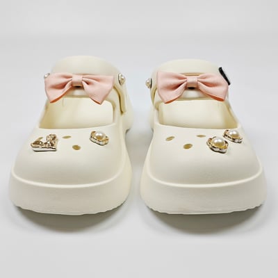 AKIBO珍珠花卉款洞洞鞋扣 (九件組)