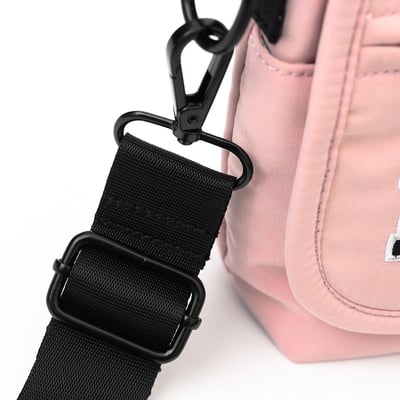 KANGOL袋鼠字母Logo側背包 -粉11