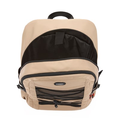 KANGOL袋鼠多功能後背包-卡其(男女共款)19