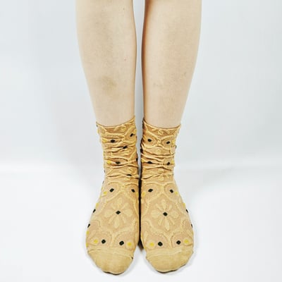 AKIBO暮色印象中筒襪(三件組)-女款14