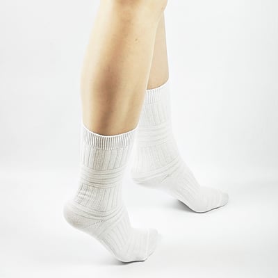 AKIBO潮流彈力中筒襪(三件組)-中性款