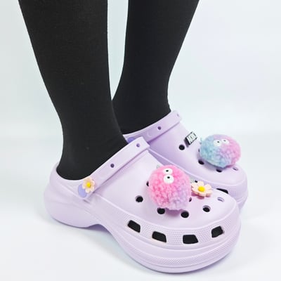 AKIBO夢幻花園款洞洞鞋扣 (九件組)7