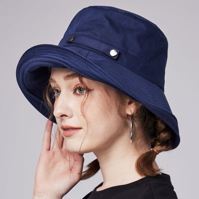 SCANDINAVIAN FOREST北歐小刺蝟抗UV防潑水遮陽帽-藏青4