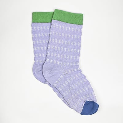 AKIBO繽紛撞色中筒襪(兩件組)-女款