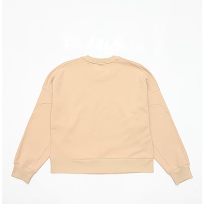 KANGOL袋鼠女款小Logo圓領T-卡其6