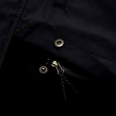 KANGOL袋鼠中性防潑水風衣外套-鐵灰(男女共款)11