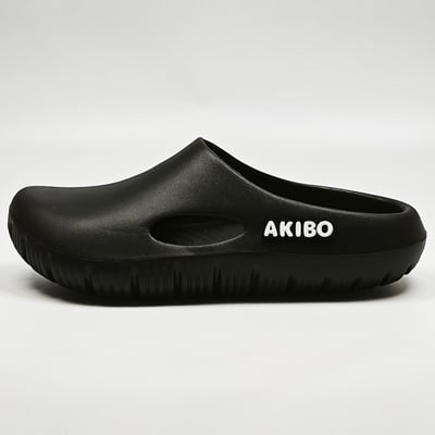 【買1送1】AKIBO巧巴達勃肯鞋-經典黑(中性款、雲朵感、輕量、耐走、防水) / 內附AKIBO品牌鞋扣1個。現在買再送鞋扣組(不挑款)12