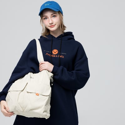 Angelia&Pets輕防撥水側肩包-淺卡其3