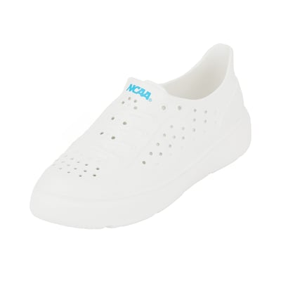 【買1送1】NCAA防水休閒鞋(洞洞鞋)-白(中性款、耐走、輕量、防水)。現在買再送鞋扣組(不挑款)6