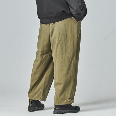 KANGOL袋鼠個性氣球長褲-綠4