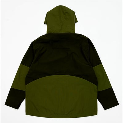 KANGOL袋鼠中性防潑水風衣外套-深綠(男女共款)6