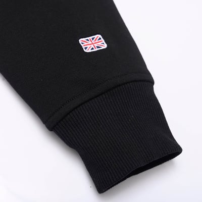 KANGOL袋鼠中性落肩大學T-黑(男女共款)9