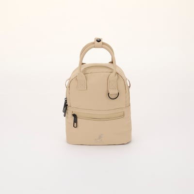 KANGOL袋鼠手提小兩用包-卡其1