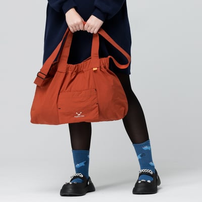 Angelia&Pets輕撥水水餃包-深橘3