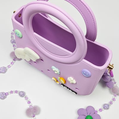 AKIBO微笑小馬款洞洞鞋扣(七件組)