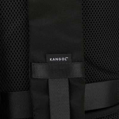 KANGOL機能後背包-經典黑3