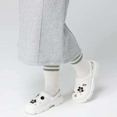 AKIBO酷玩花心款洞洞鞋扣 (六件組)7