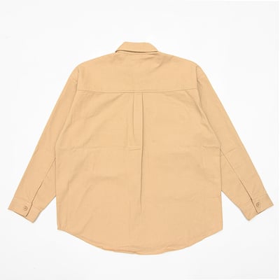 KANGOL袋鼠工裝口袋襯衫外套-卡其7