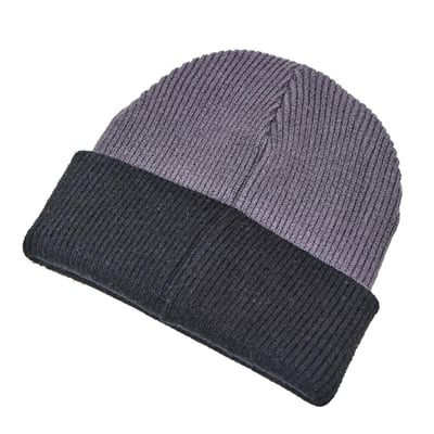 SCANDINAVIAN FOREST北歐小刺蝟雙面保暖針織毛帽-低調灰6