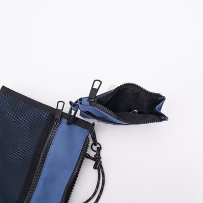 KANGO袋鼠網袋側背包-藍7
