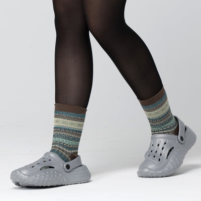 【買1送1】AKIBO戶外機能洞洞鞋-質感灰(中性款、寬楦、雲朵感、輕量、兩穿、防水) / 內附AKIBO品牌鞋扣1個。現在買再送鞋扣組(不挑款)12