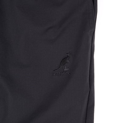 KANGOL袋鼠涼感高彈休閒長褲-黑8