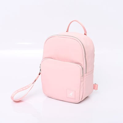 KANGOL袋鼠小LOGO後背包-粉2