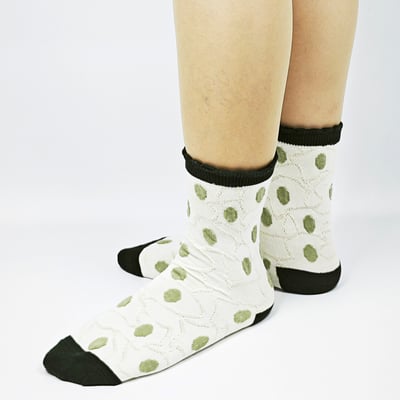 AKIBO森系春木花語中筒襪(三件組)-女款18