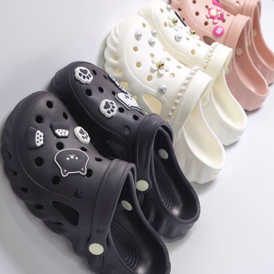 AKIBO珍珠小花款洞洞鞋扣 (十一件組)4