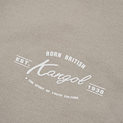 KANGOL帆布側背包-灰8