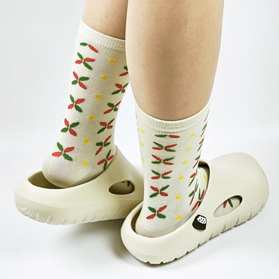 【買1送1】AKIBO巧巴達勃肯鞋-牛奶白(中性款、雲朵感、輕量、耐走、防水) / 內附AKIBO品牌鞋扣1個。現在買再送鞋扣組(不挑款)10