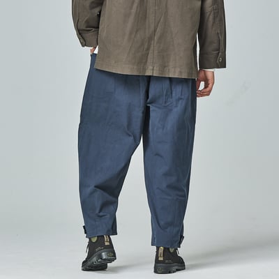 KANGOL袋鼠個性氣球長褲-深藍4